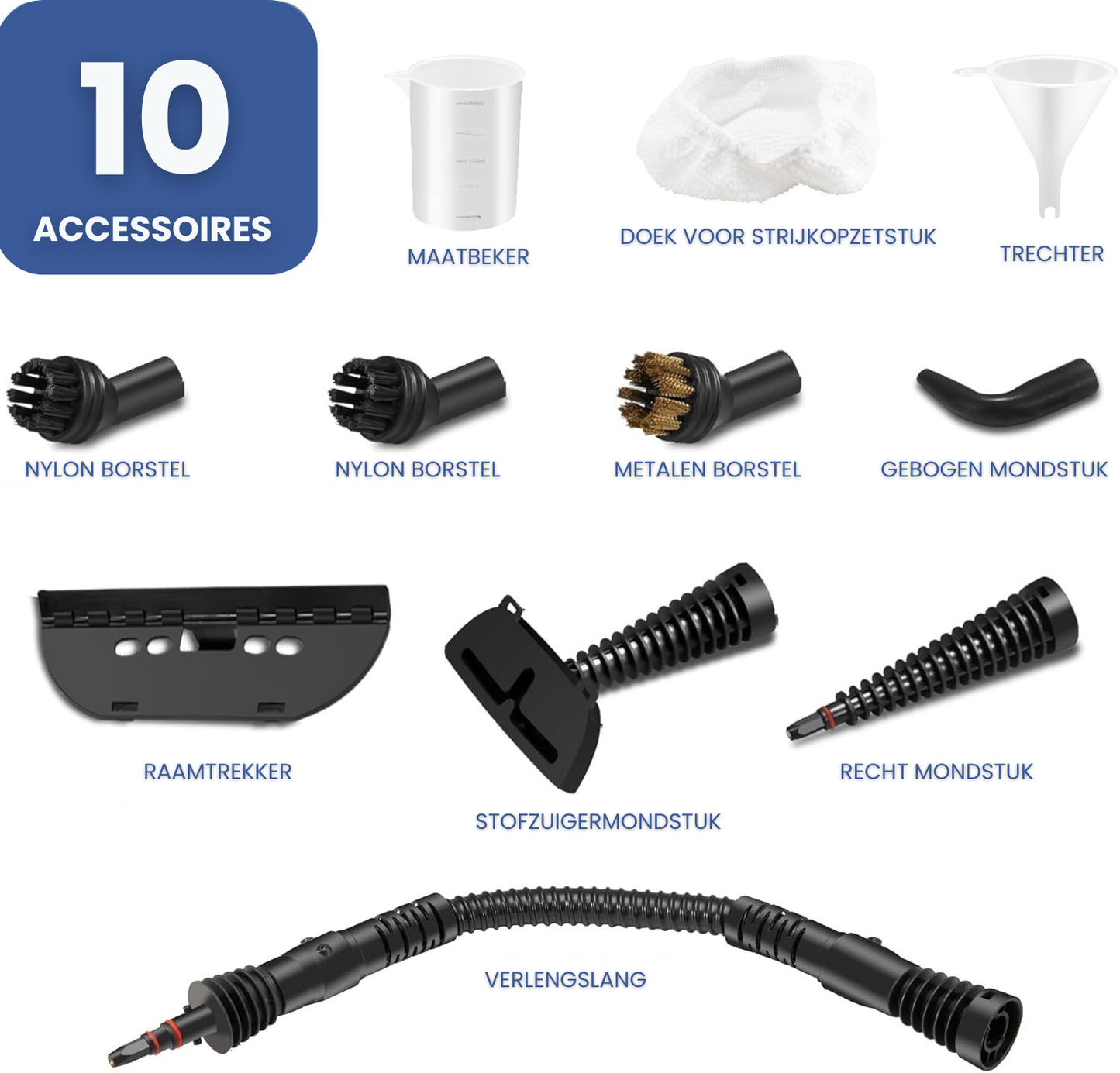 VaporixPro™ – Professionele 10-in-1 stoomreiniger